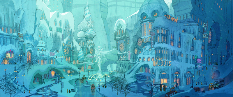 Illustration for article titled This Beautiful Zootopia Concept Art Explains How All Animals Live Together In One City